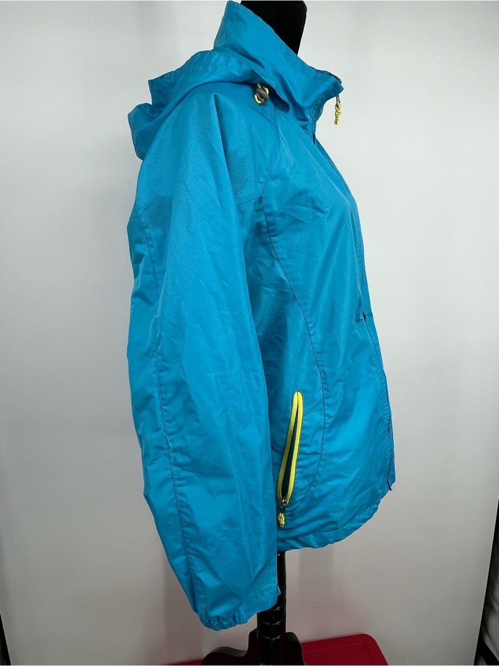 Women’s Lightweight Turquoise Hooded Jacket - Picture 10 of 15